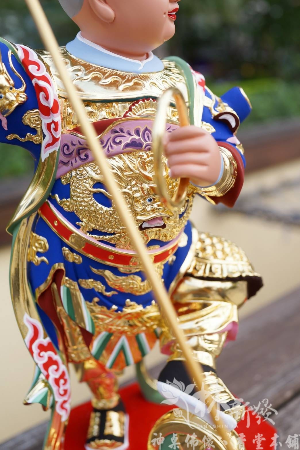 新發神藝-南式風格小太子(金身.藍袍風格) 新發神藝-南式風格小太子(金身.藍袍風格)