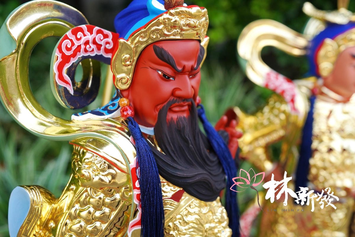 新發神藝-伽藍．韋馱(一尺三佛法體．原色．按金)