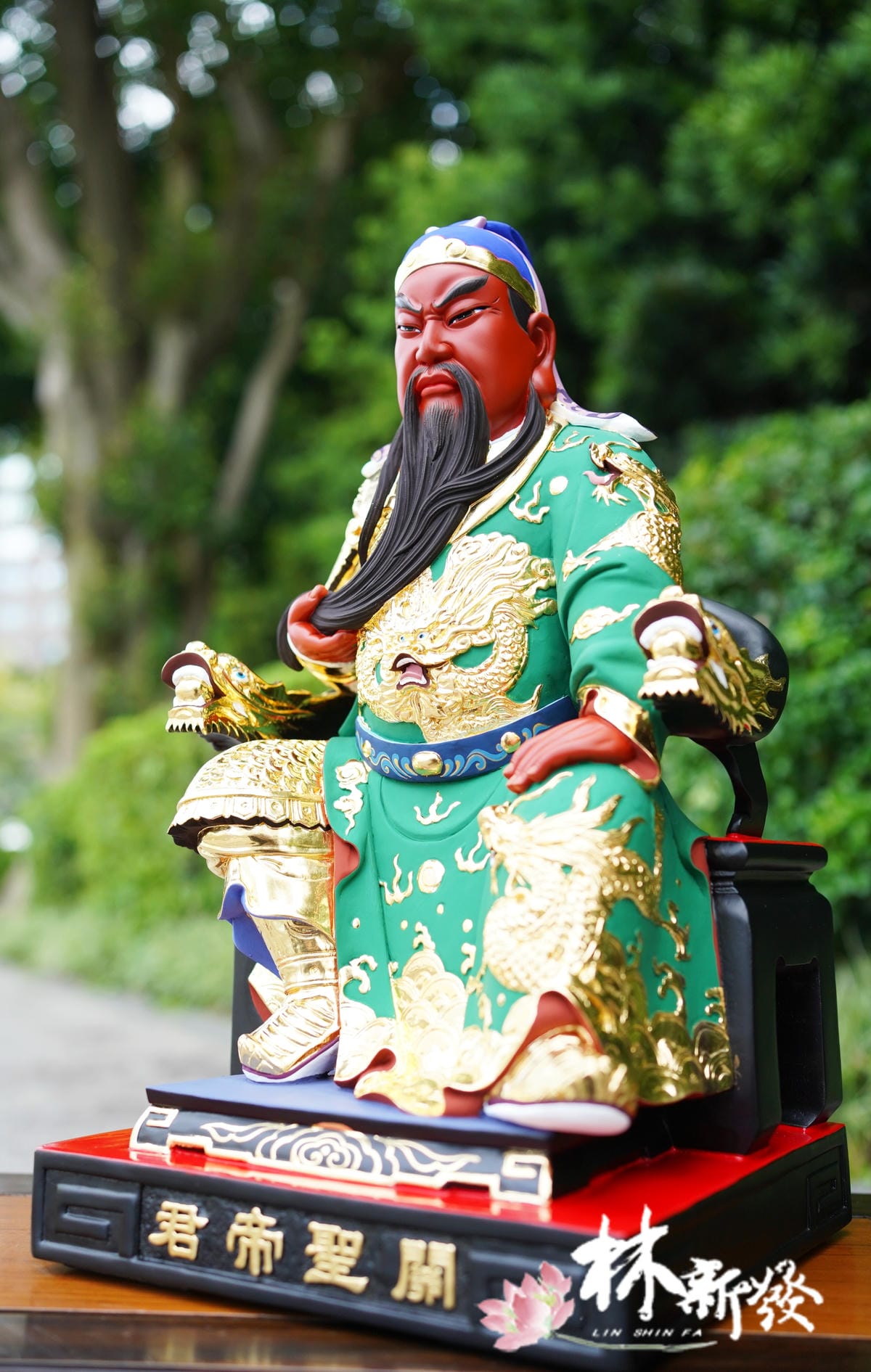 新發神藝-佛法包巾體帝君(原色．描金．按金．南彩)