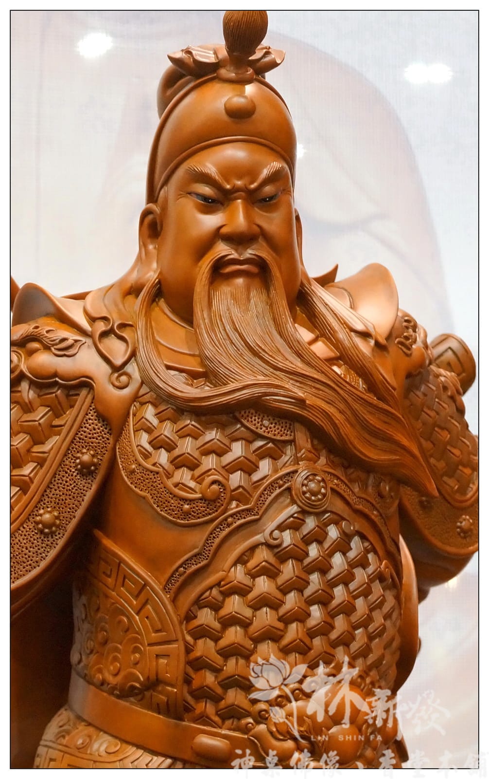 新發神藝-關公(威震十方)-黃楠木68/88公分作品 新發神藝-關公(威震十方)-黃楠木68/88公分作品