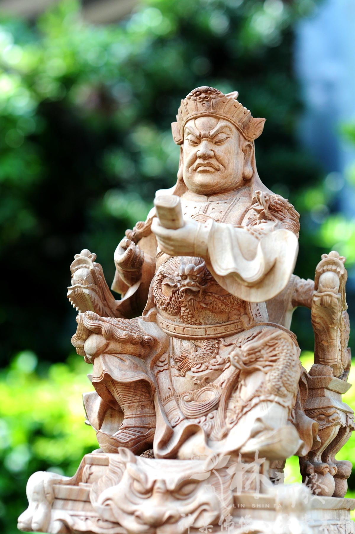 新發神藝-關聖帝君．古體特立錦(按腳與春秋體)
