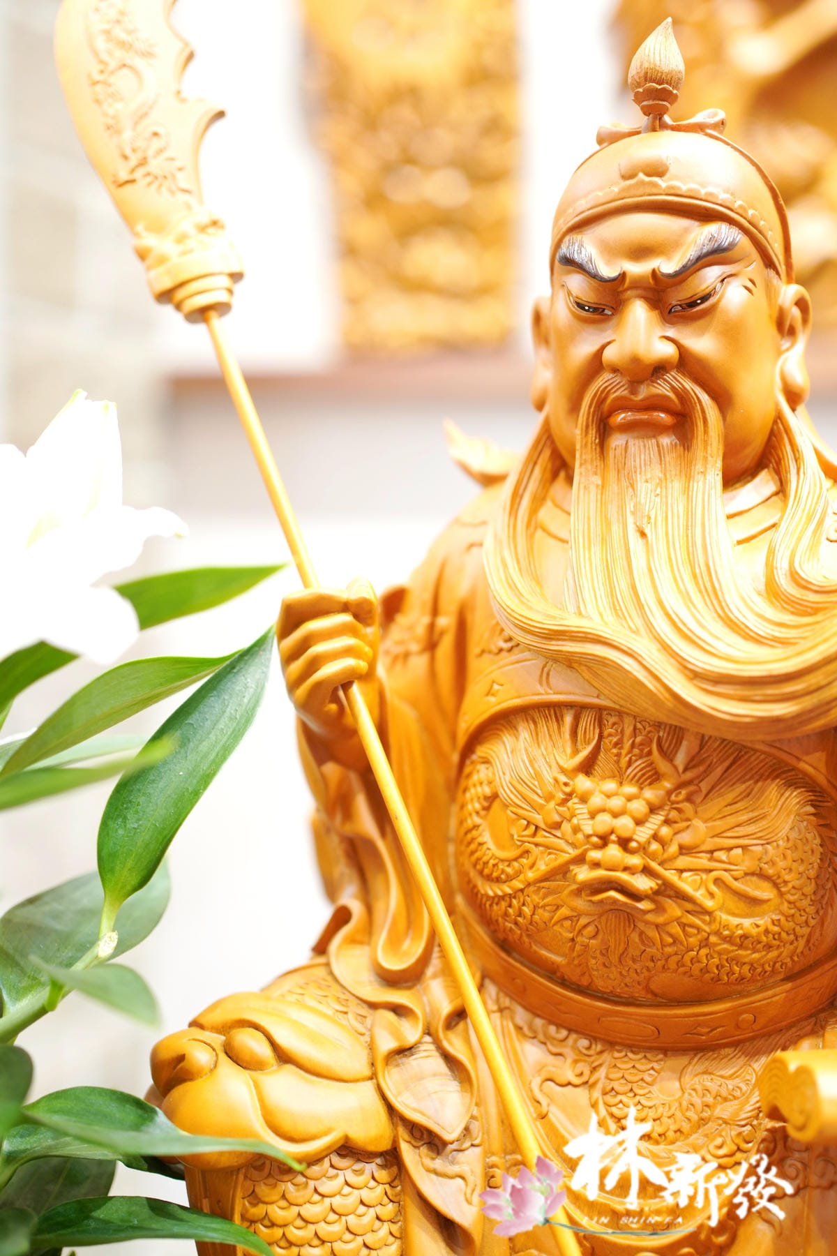 新發神藝-行天宮帝君.客訂手握刀新體版(新發式彩繪一甲子傳承 新發神藝-行天宮帝君.客訂手握刀新體版(新發式彩繪一甲子傳承