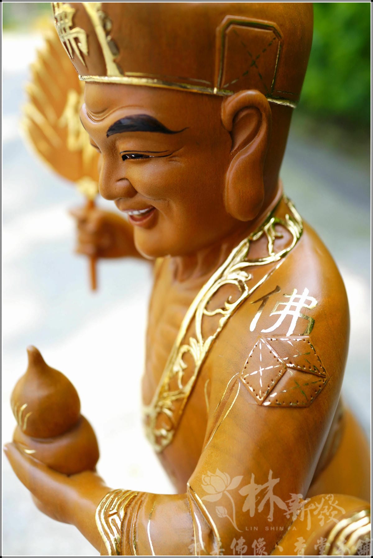 新發神藝-濟公禪師站姿作品(店中的完成展示作品集錦.描金祥雲 新發神藝-濟公禪師站姿作品(店中的完成展示作品集錦.描金祥雲