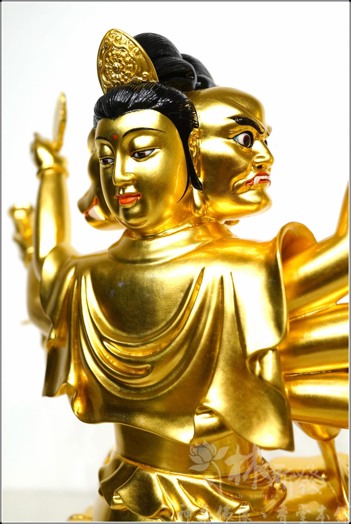 新發神藝-斗姥星君(七豬斗姥．原色．描金．金身．南彩藝術)