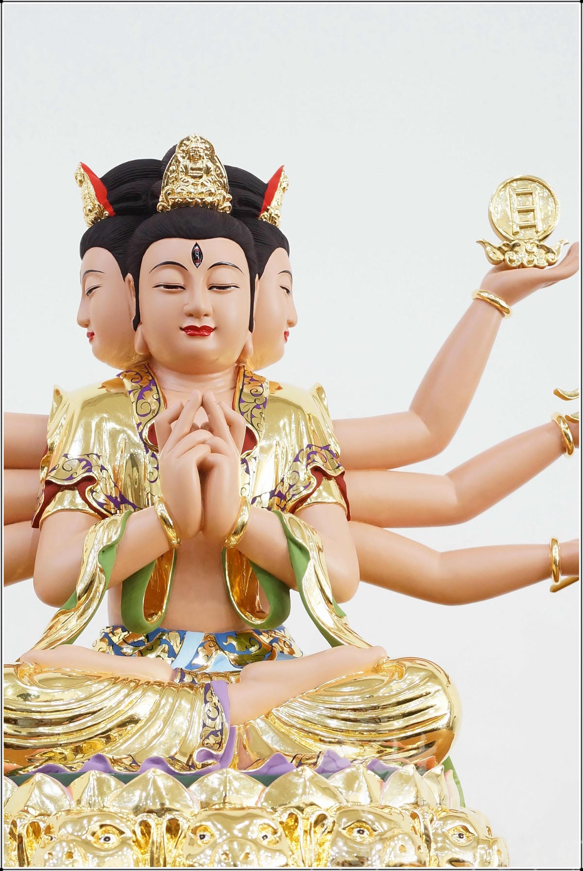 新發神藝-斗姥星君(七豬斗姥．原色．描金．金身．南彩藝術)
