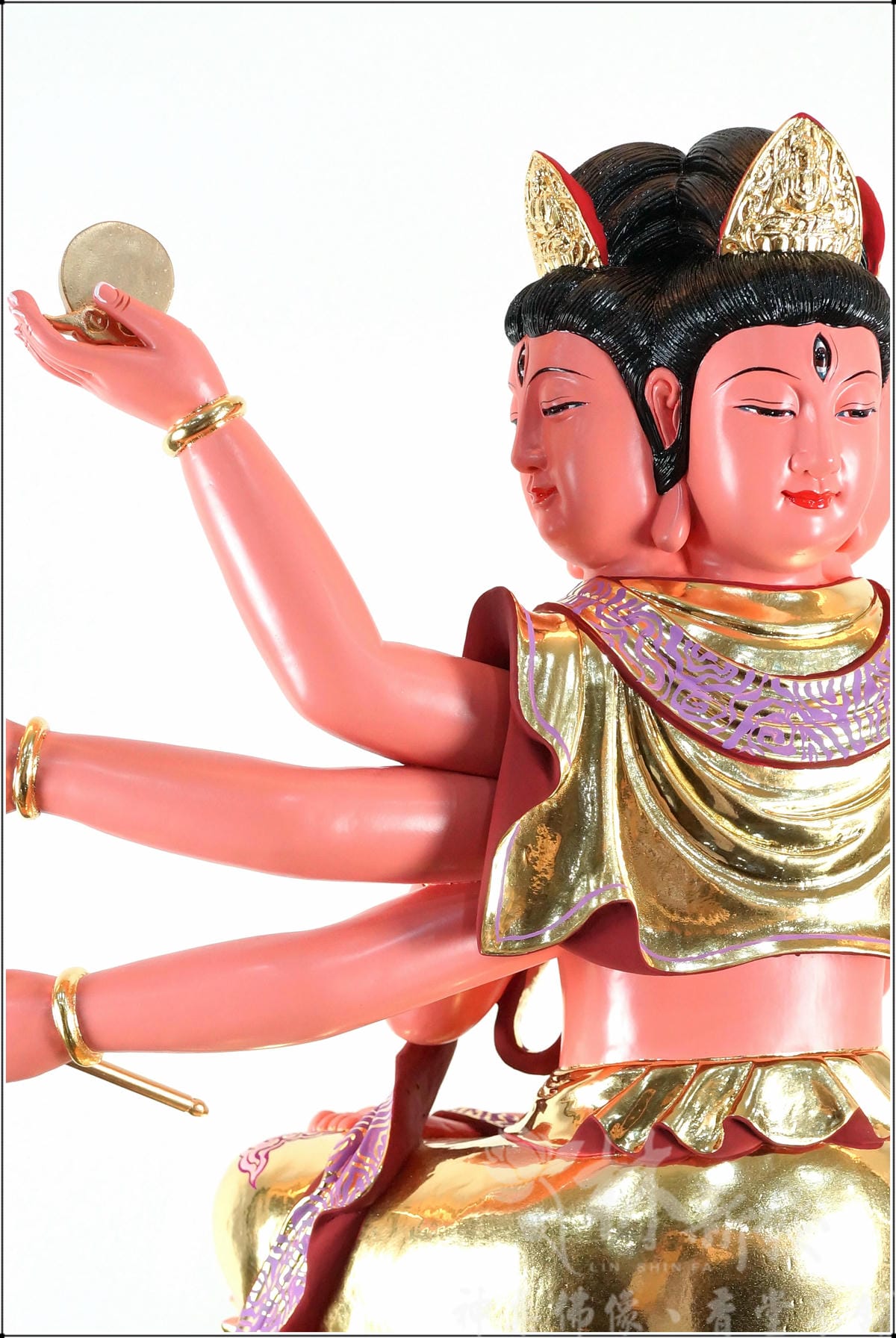 新發神藝-斗姥星君(七豬斗姥．原色．描金．金身．南彩藝術)