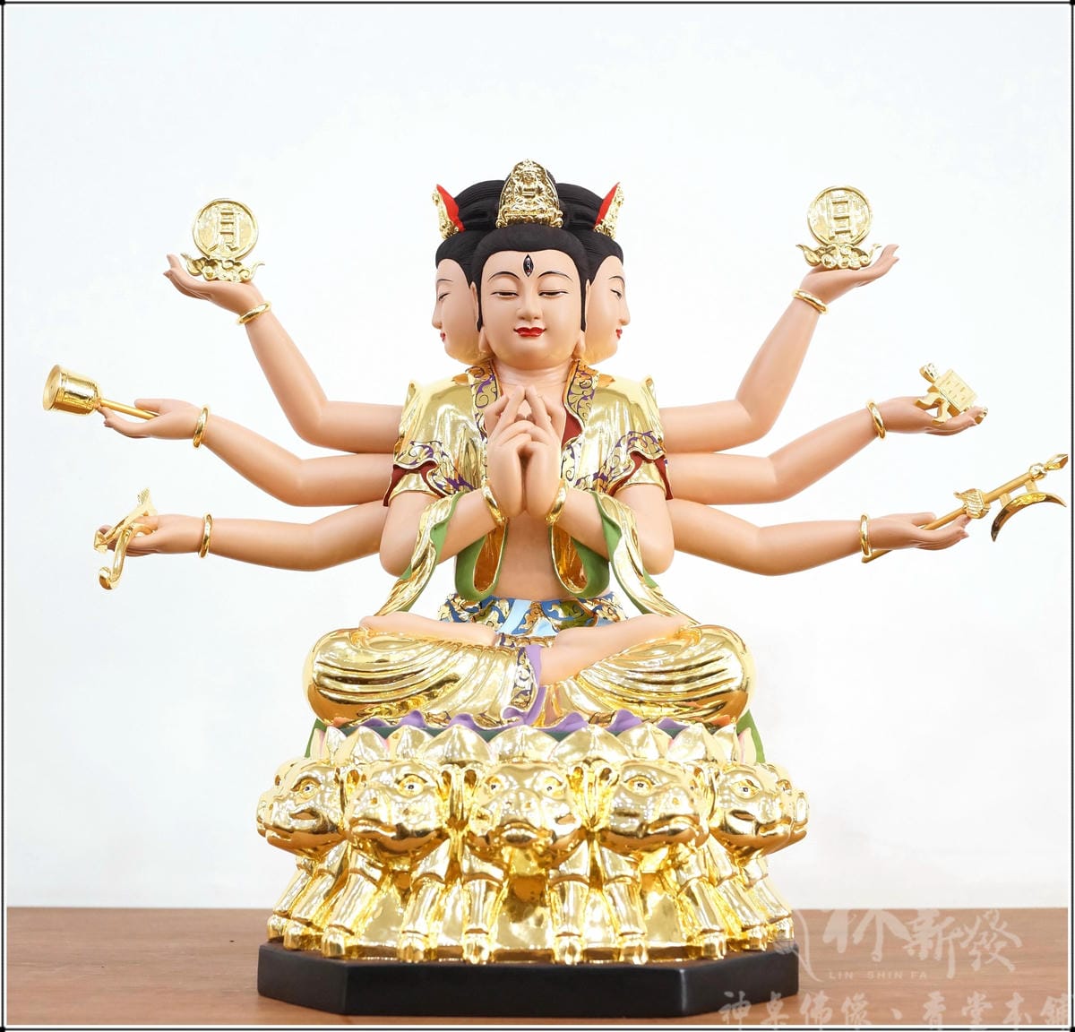 新發神藝-斗姥星君(七豬斗姥.原色.描金.金身.南彩藝術) 新發神藝-斗姥星君(七豬斗姥.原色.描金.金身.南彩藝術)