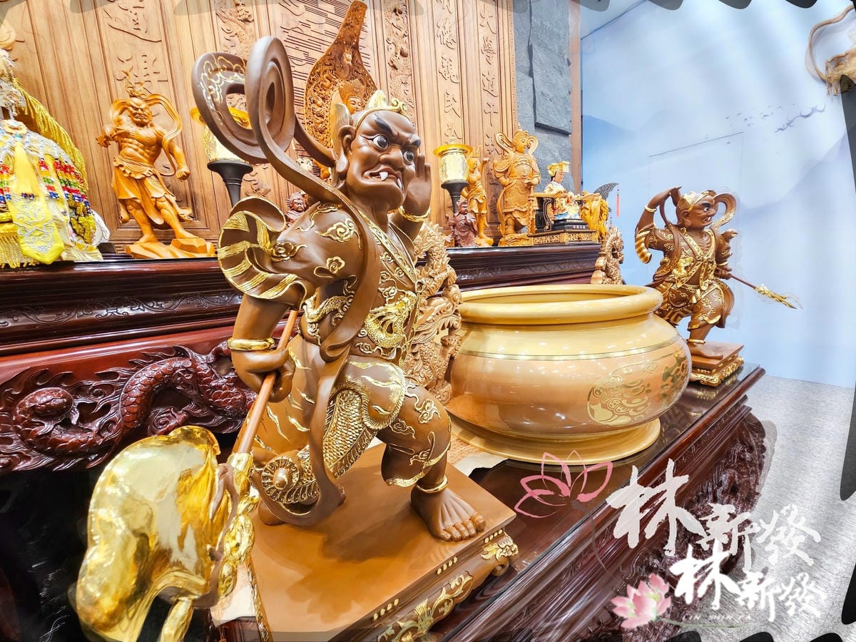 林新發佛俱-純銅香爐．全實心銅爐(七吋．八吋．一尺．一尺三．