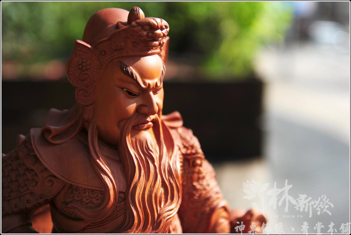 新發神藝-關聖帝君（手工全雲錦細雕）