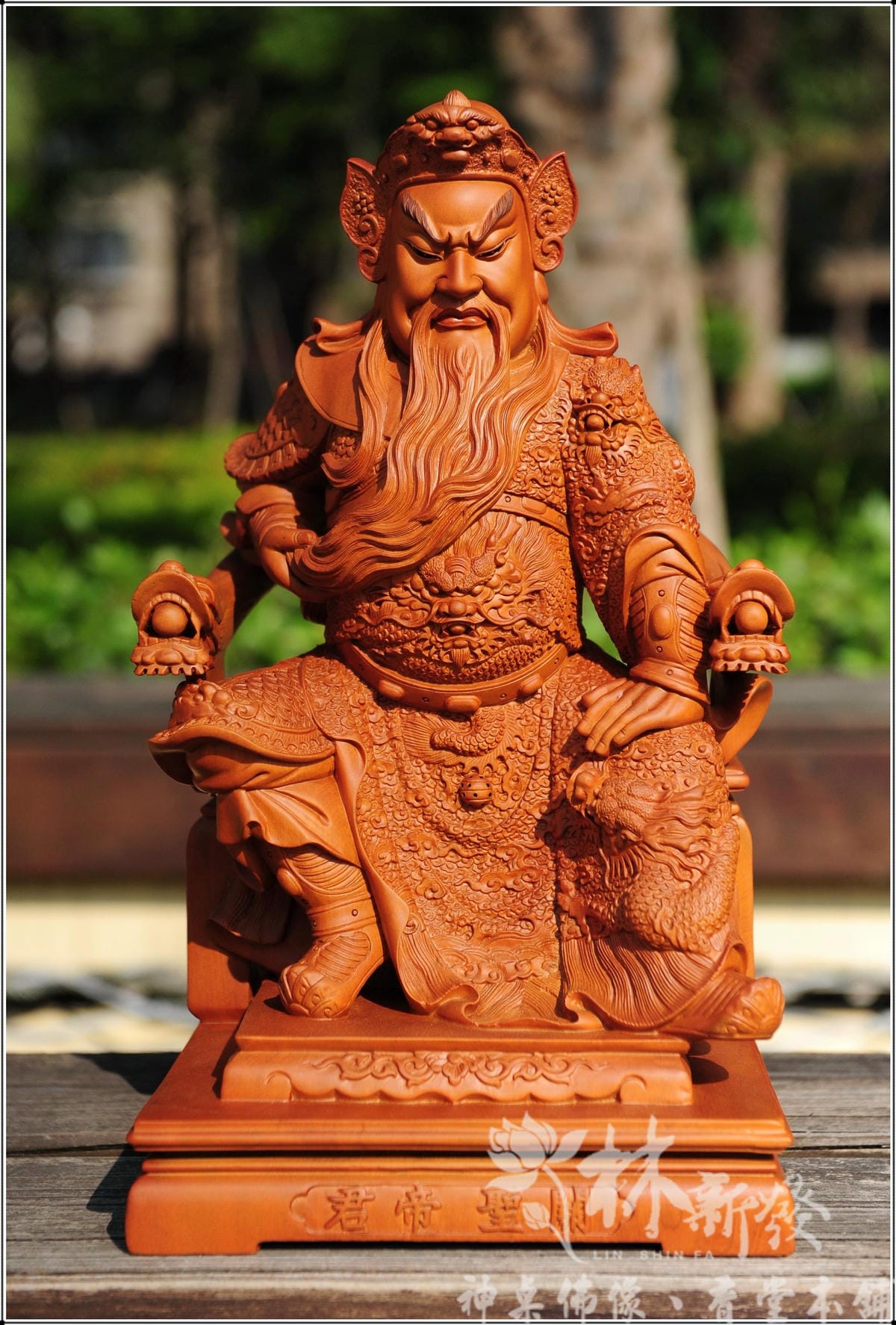 新發神藝-關聖帝君（手工全雲錦細雕）