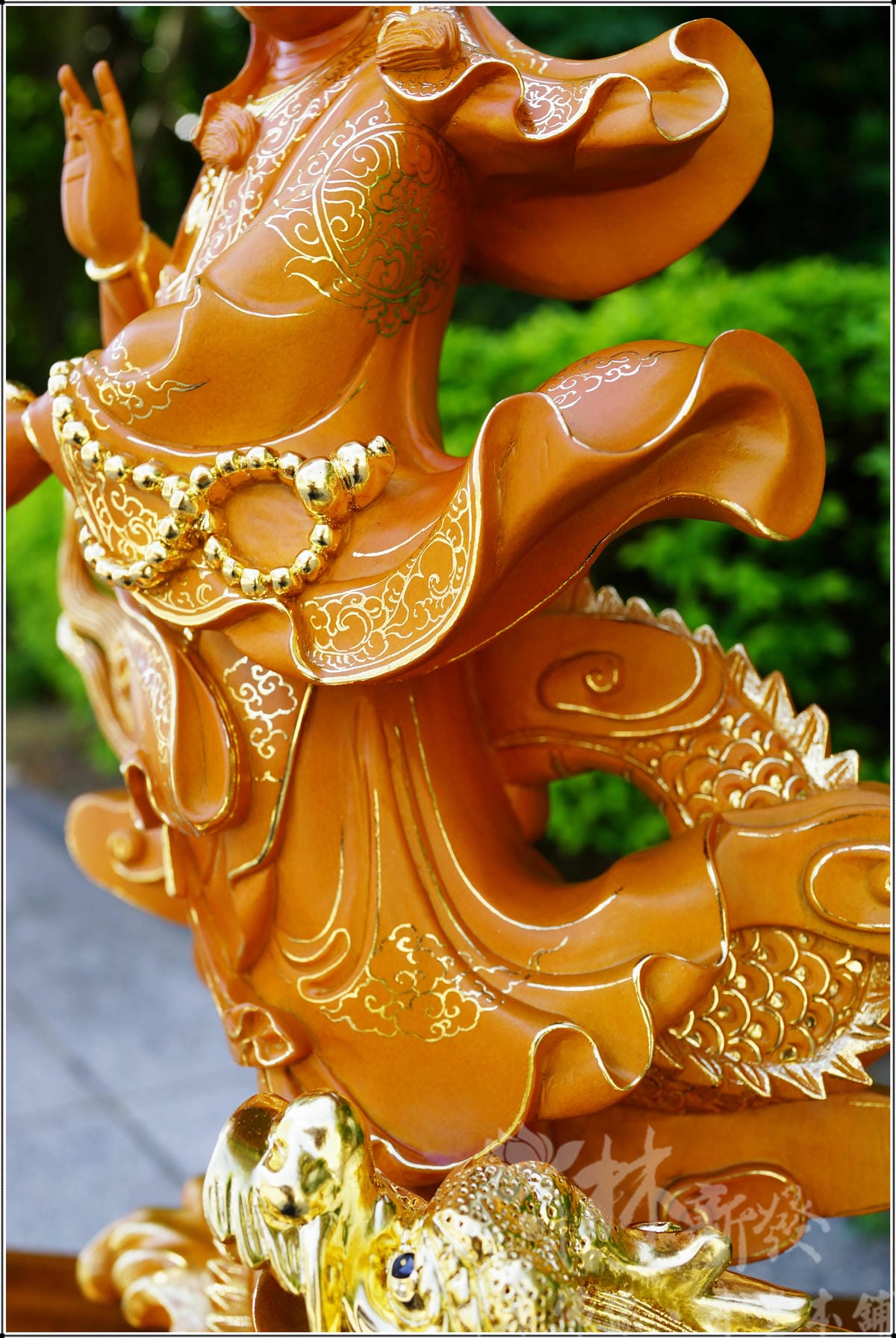 新發神藝-龍觀音(金身祥龍持護/尺三．尺六．二尺二)