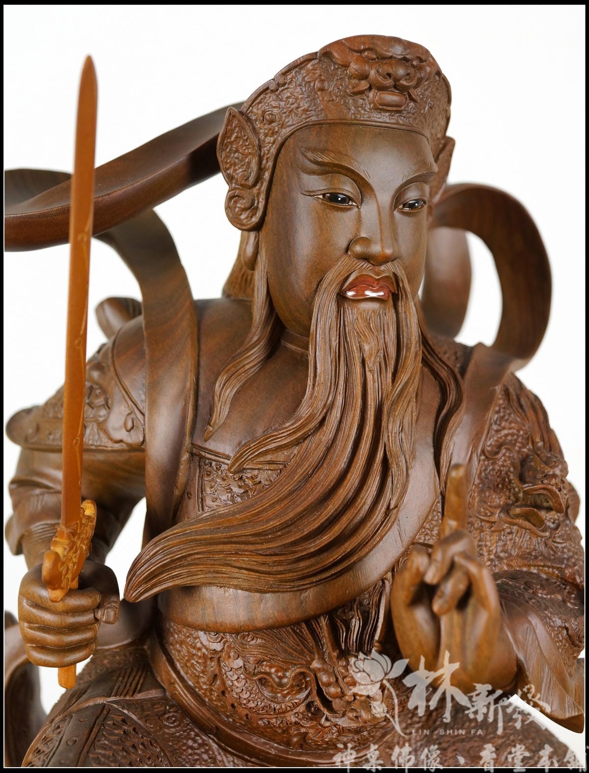 新發神藝-玄天上帝創作(綠檀.香樟.梢楠/正體全甲) 新發神藝-玄天上帝創作(綠檀.香樟.梢楠/正體全甲)