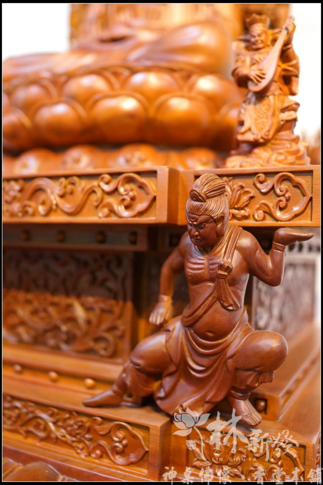 新發神藝-九龍毘盧觀音（金剛護法座/佛法力士）
