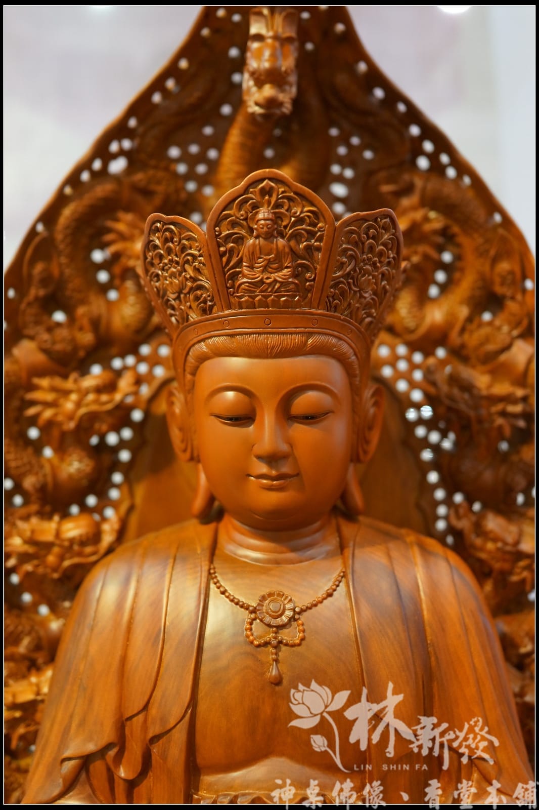 新發神藝-九龍毘盧觀音（金剛護法座/佛法力士）