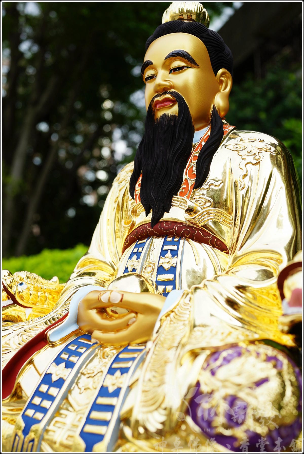 新發神藝-三清道祖天人體(林新發專屬/三清宮彩繪參考)