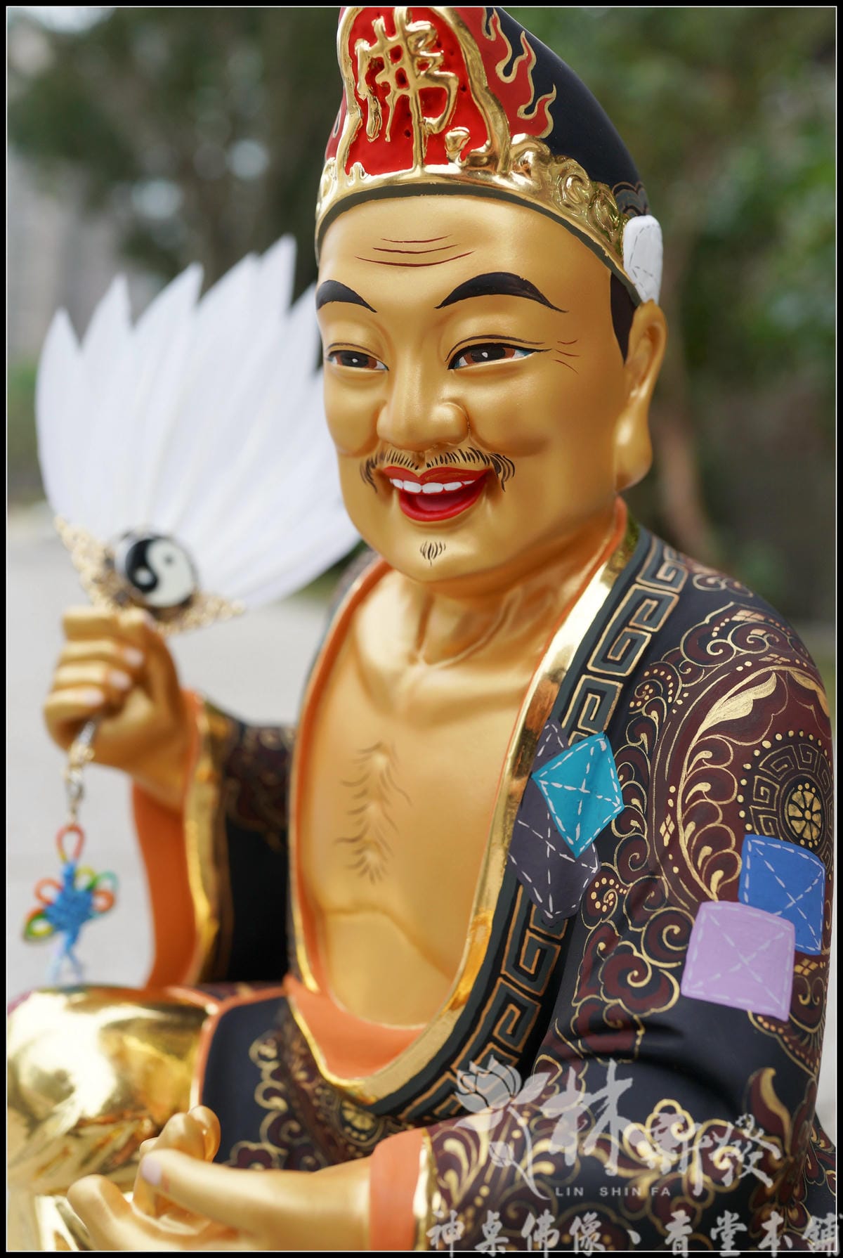 林新發神像翻新藝術創作（濟公活佛%2F化緣濟公）