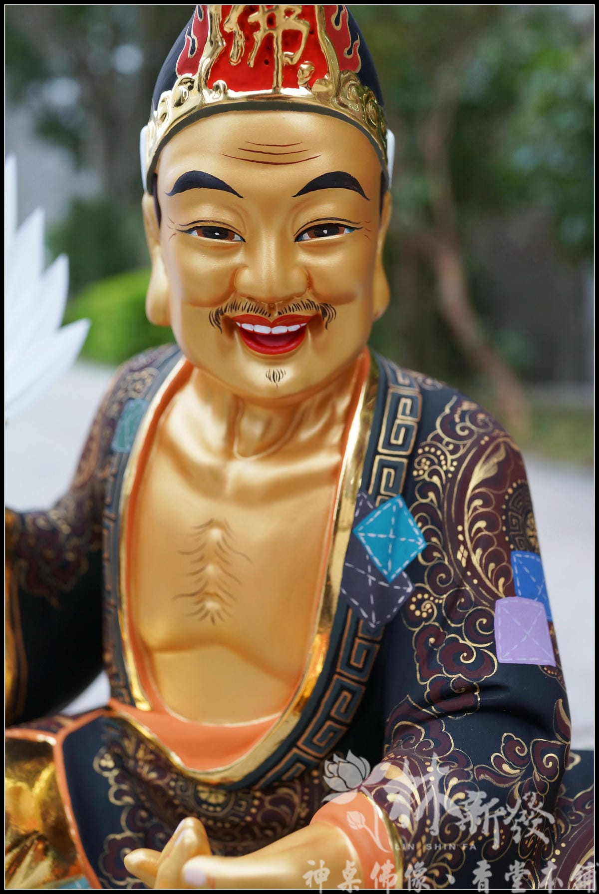林新發神像翻新藝術創作（濟公活佛%2F化緣濟公）