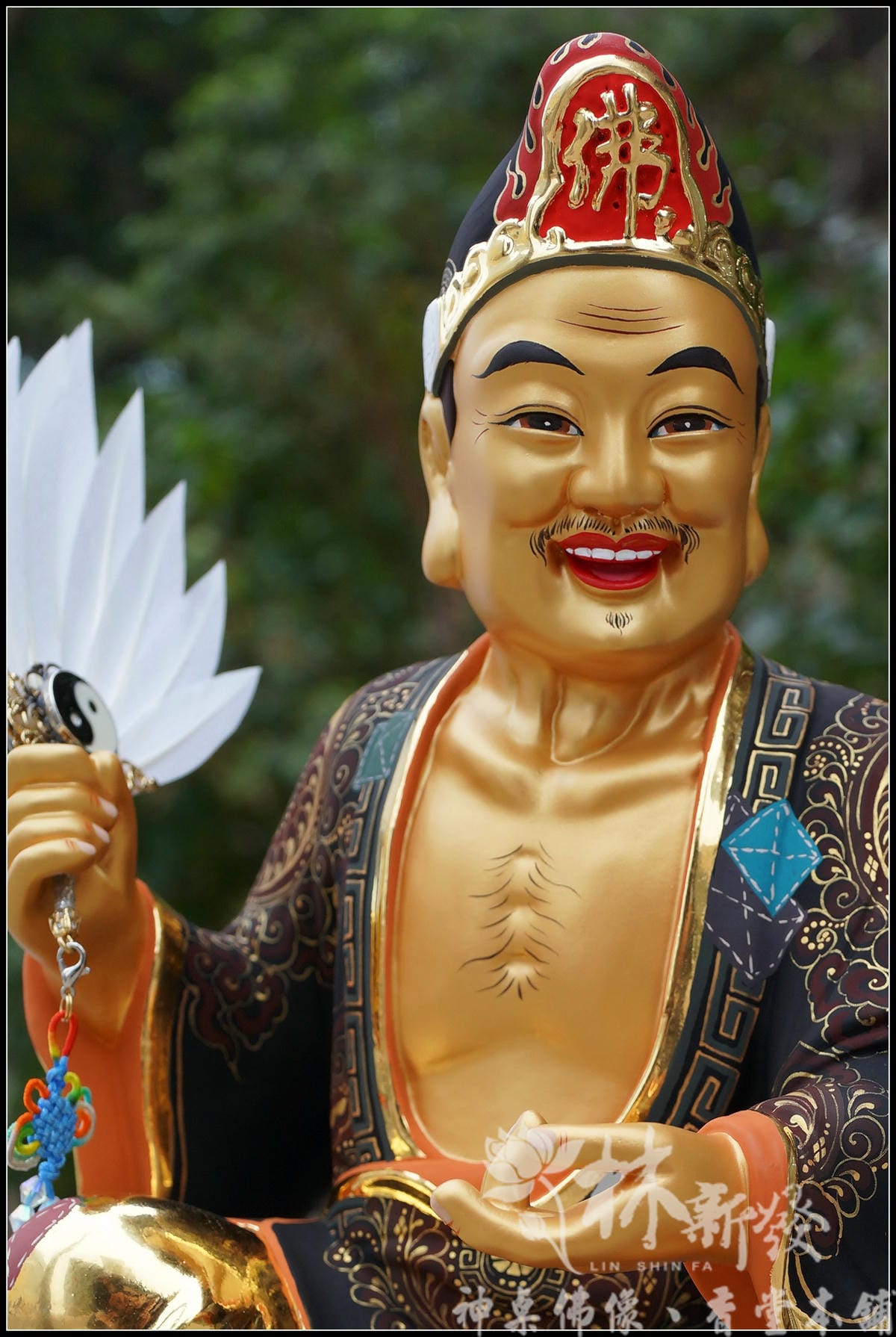 林新發神像翻新藝術創作（濟公活佛%2F化緣濟公）