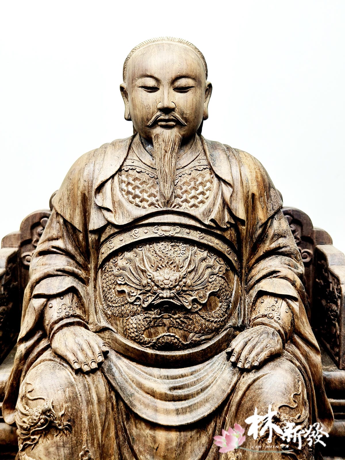 新發神藝-武當上帝公(黑檀武當金殿玄天上帝．正體不踏龜蛇)