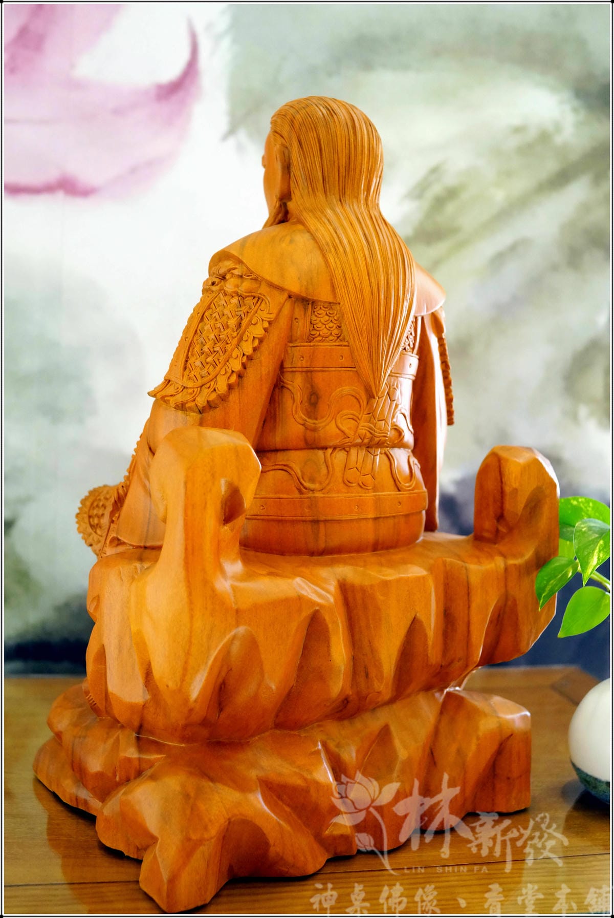 新發神藝-武當上帝公(黑檀武當金殿玄天上帝．正體不踏龜蛇)