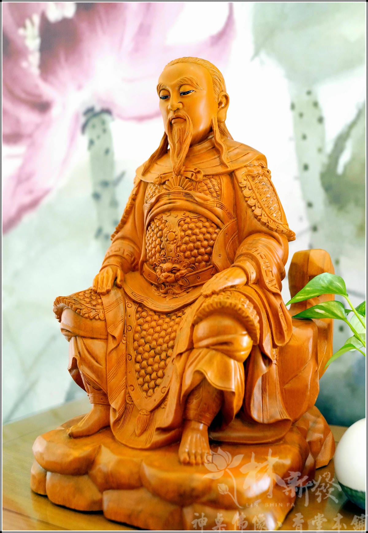 新發神藝-武當上帝公(黑檀武當金殿玄天上帝．正體不踏龜蛇)