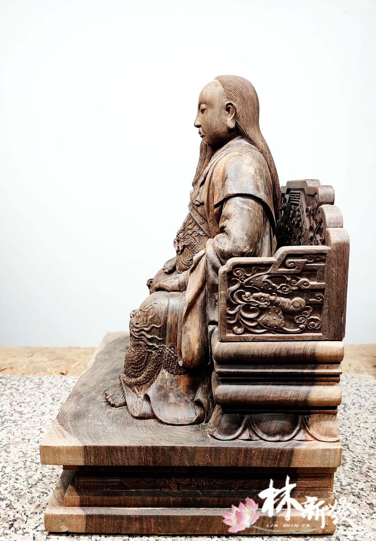 新發神藝-武當上帝公(黑檀武當金殿玄天上帝．正體不踏龜蛇)
