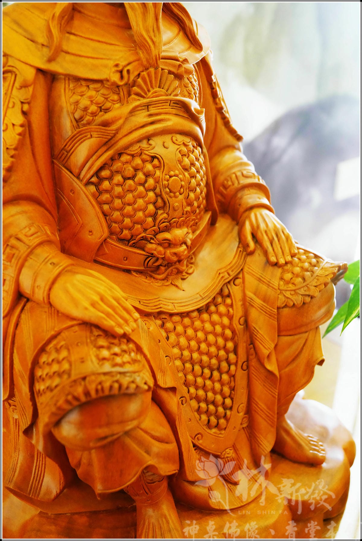 新發神藝-武當上帝公(黑檀武當金殿玄天上帝．正體不踏龜蛇)