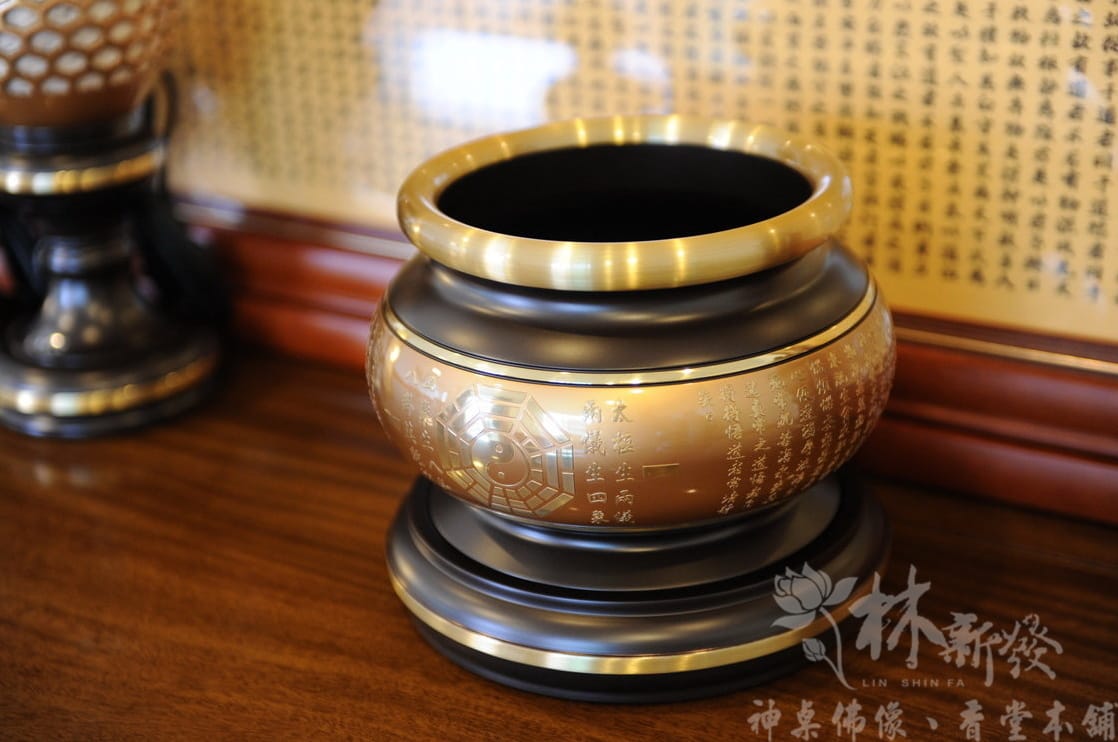 林新發佛俱-寶華雙色銅器（心經．八卦．雙龍．雙龍招財．蓮花．