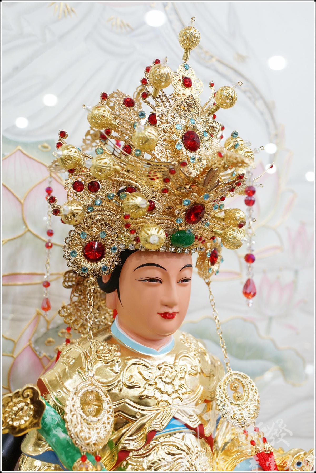 神像藝術-玉皇三公主(色袍．金身．南彩)