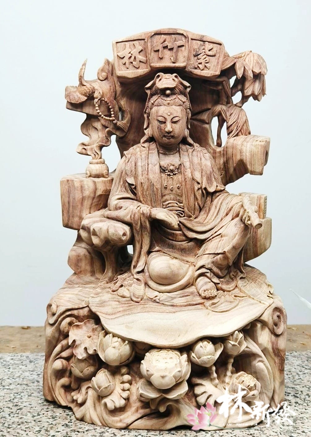 新發神藝-🌸紫竹林如意水蓮觀音．五代的心願