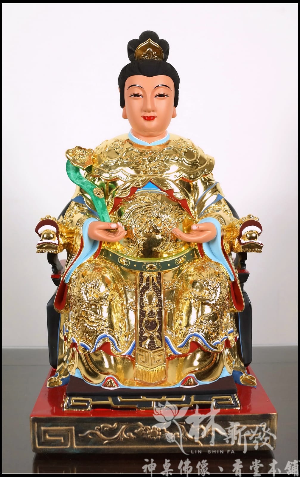 神像藝術-玉皇三公主(色袍．金身．南彩)