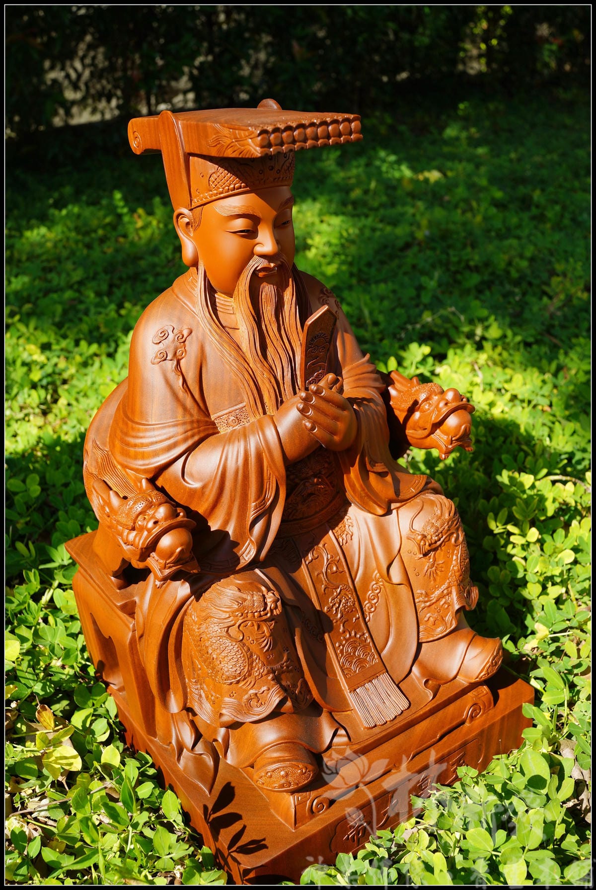 綠檀玉皇上帝-003.JPG