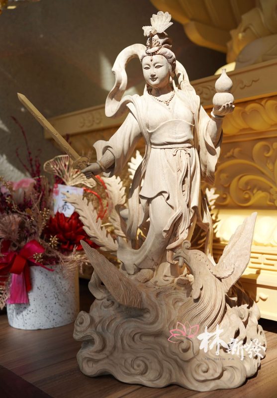 神像雕刻_九天玄女神像