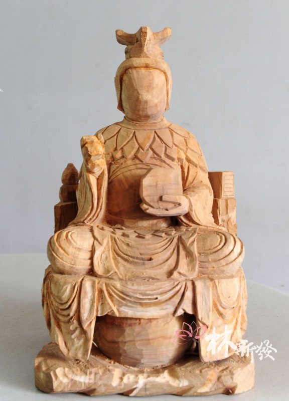 神像雕刻_粗胚